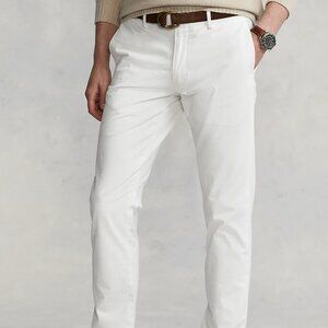 Polo by Ralph Lauren Men’s White Straight Chinos